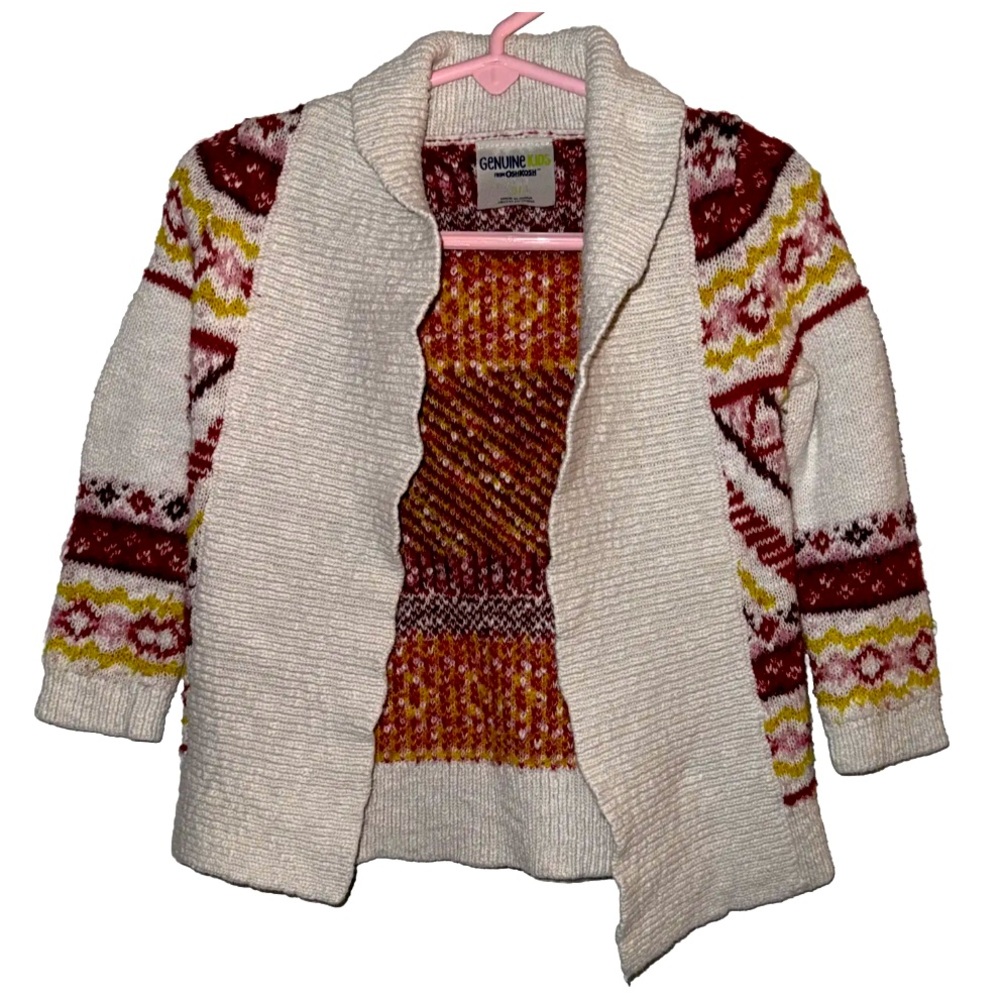 Genuine kids Oshkosh girls 3m Cover Up Sweater